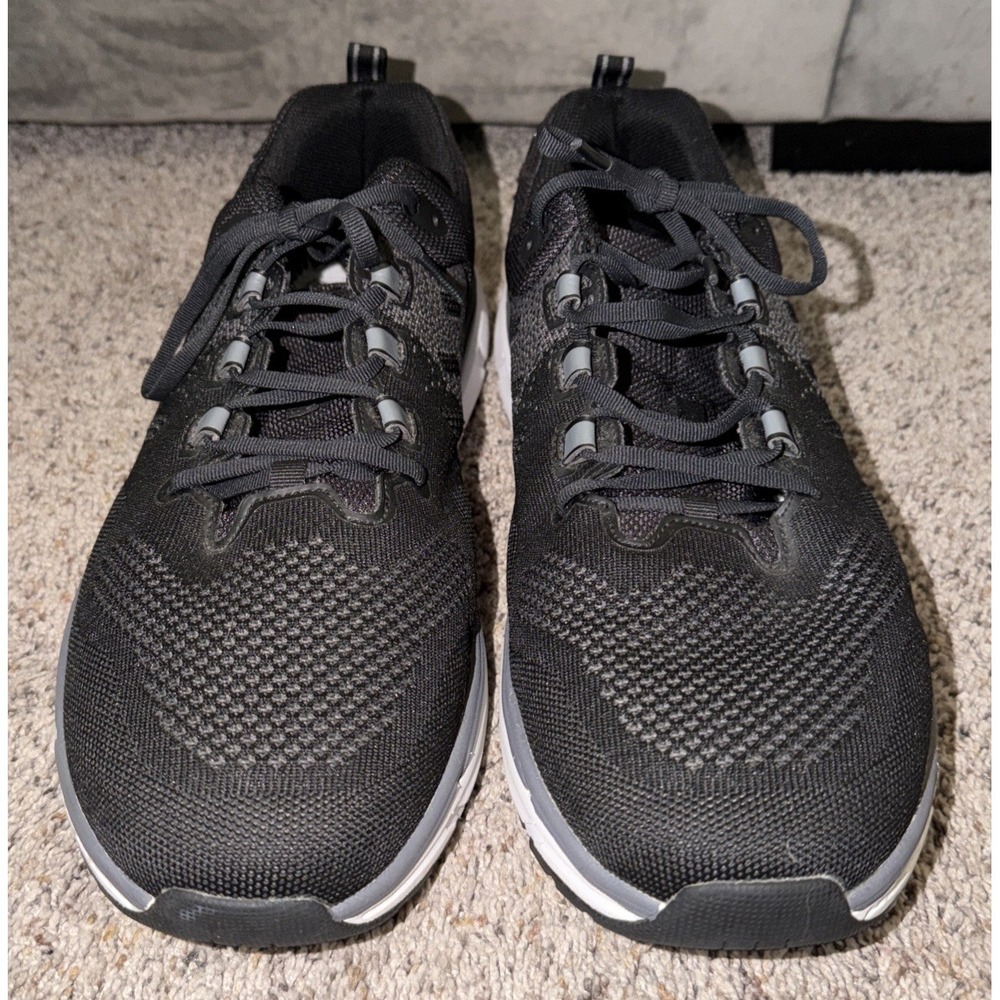 Propet #MAA322M black knit Athletic sneakers Mens US sz. 16 M (D)